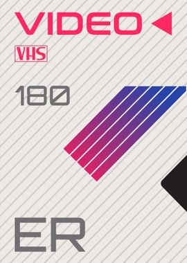 VHS Tape 80s Nostalgia