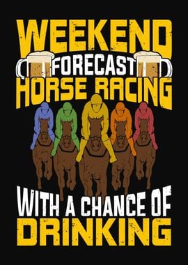 Funny Horse Racing Design