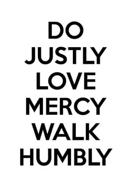 Walk Humbly