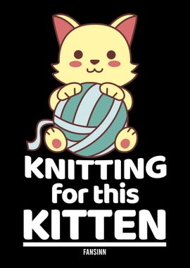 Knitting for the cat cat l