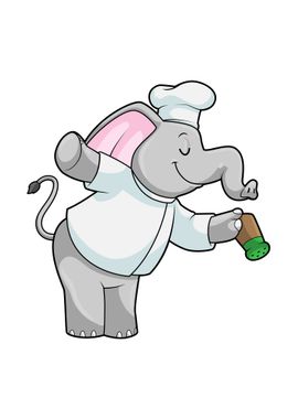 Elephant Chef Salt shaker