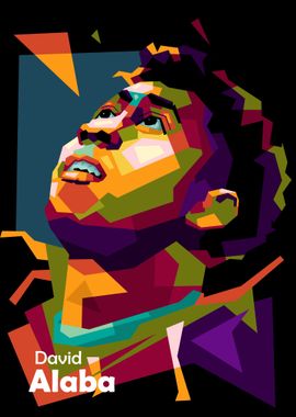 Alaba in wpap popart