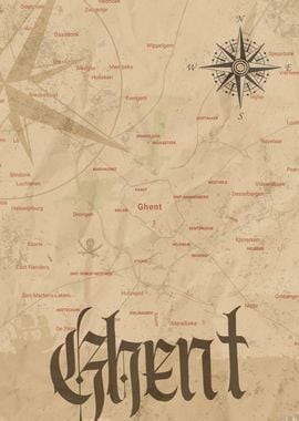 Ghent City Pirate Map