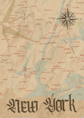 New York City Pirate Map