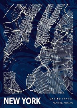 New York City Map USA