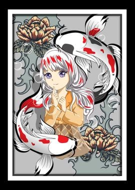 Koi Fish Japanese Anime