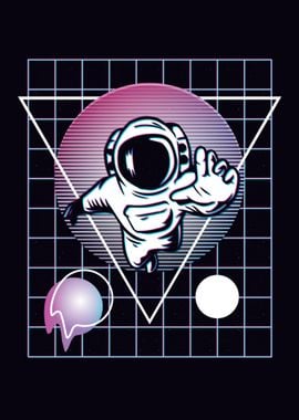 Astronaut vaporwave