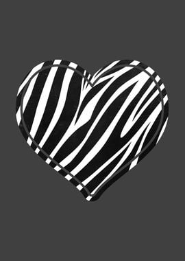 Zebra Heart Gift