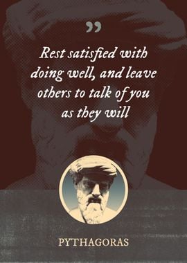 Rest satisfied with doing 