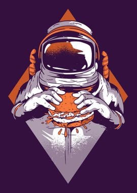 Astronaut burger