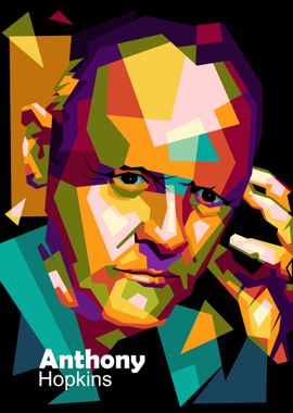 Anthony Hopkins in popart