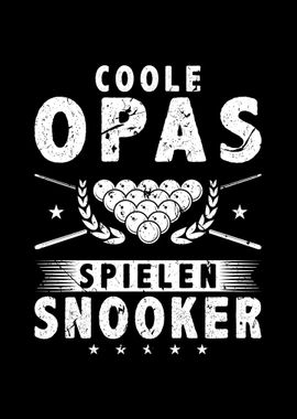 Coole Opas Spielen Snooker