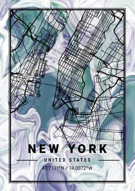 New York City Map USA