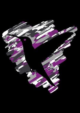 Asexual Pride Bird Support