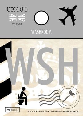 UK WASHROOM AIRPORT CODE