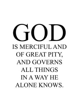 God Is Merciful