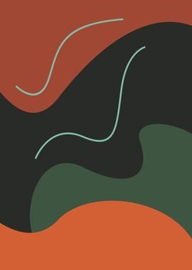 abstract retro colors