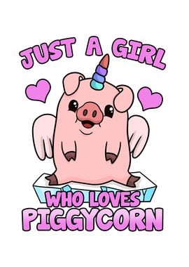 Unicorn Pig Piggycorn Gift