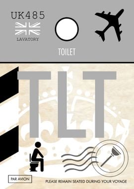 UK TOILET AIRPORT CODE