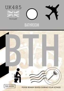 UK BATHROOM AIRPORT CODE