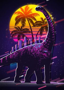 Dinosaur Animal Retro