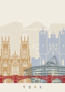 York skyline poster