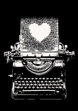 More Love Old Typewriter