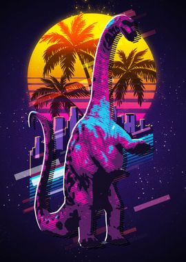 Dinosaur Animal Retro