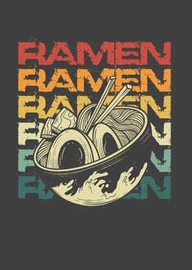 Ramen retro vintage