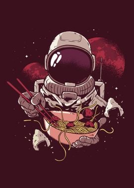 Astronaut Ramen vintage