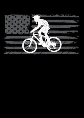 USA Flag Bike