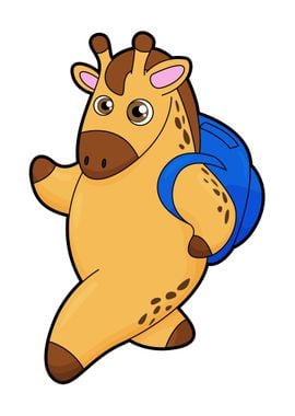 Giraffe Student Backpack