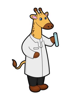 Giraffe Doctor Test tube