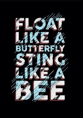 float like a butterfly