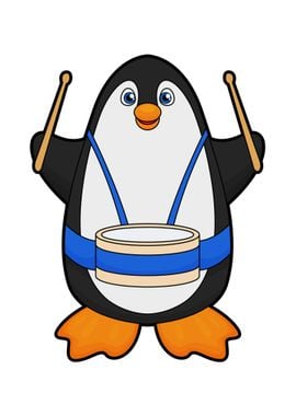 Penguin Music Drum