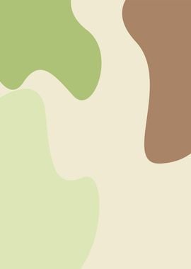 green brown abstract