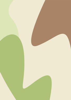 green brown abstract