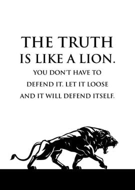 Lion Truth Augustine