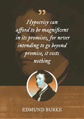 Hypocrisy can afford to be