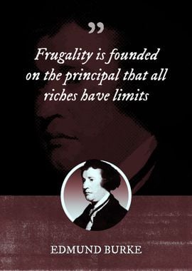 Frugality is founded on