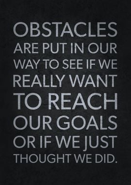 Obstacles