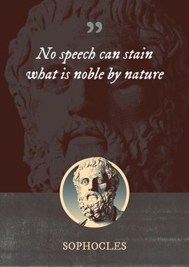 No speech can stain what 