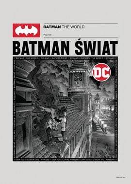 Batman The World BW Poland