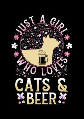 Cats And Beer Saying