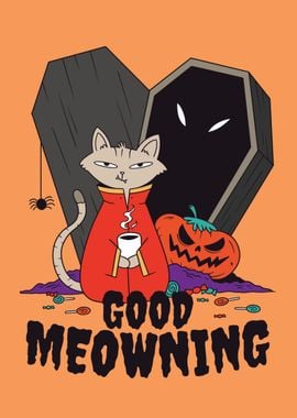 Good meowing kawaii coffee