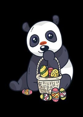 Easter panda