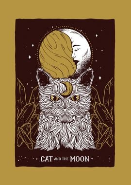 Cat in the moon