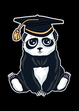 Graduation panda