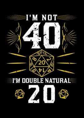 Natural 20 Dices Funny RPG