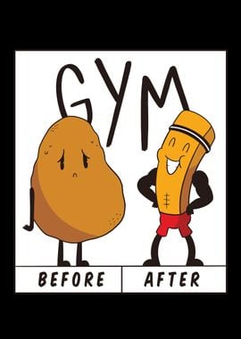 Motivational funny potatos